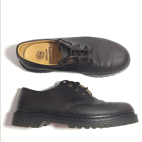 skechers leather upper